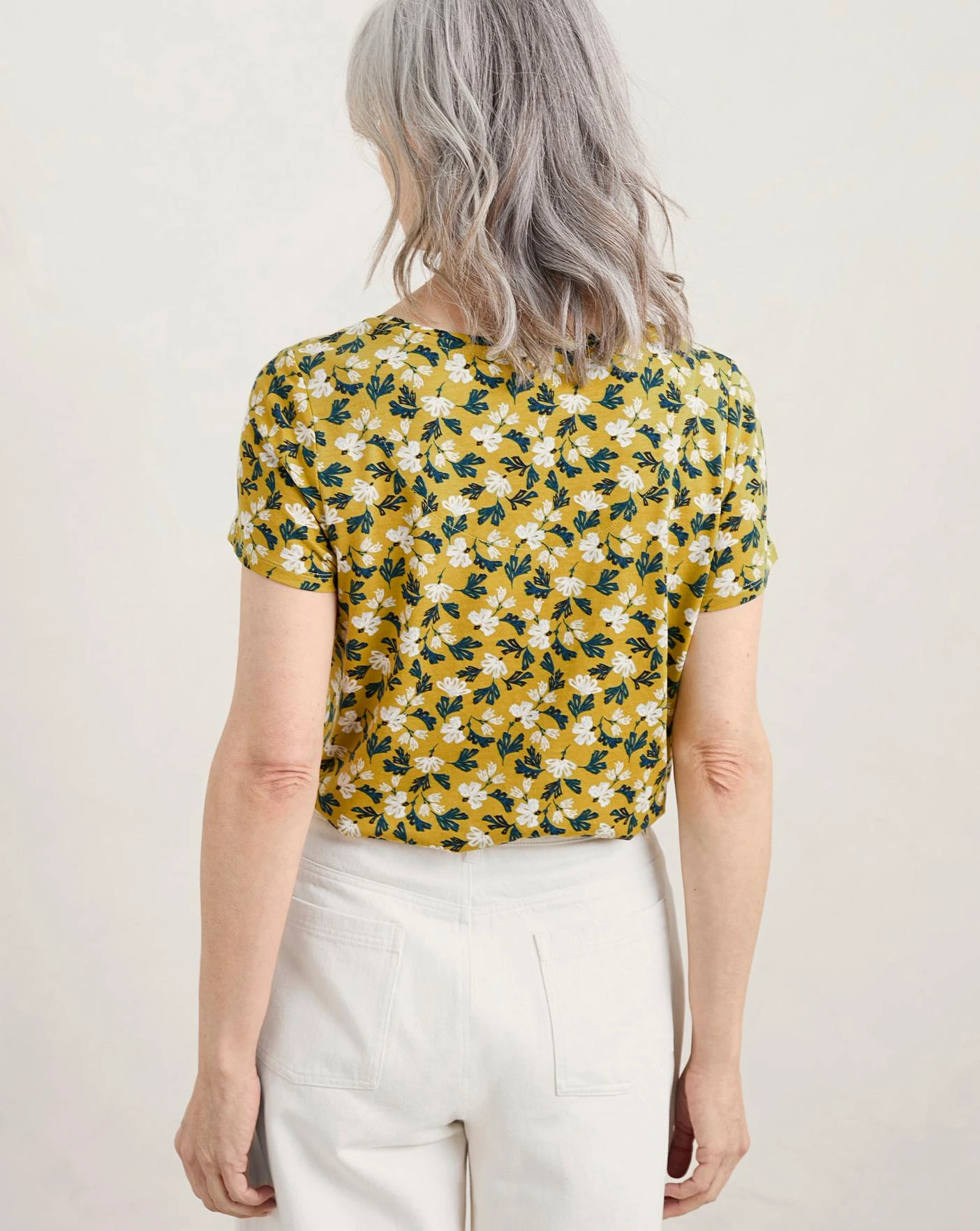 Seasalt Appletree Top| Yellow Multi-coloured 4 Seasalt Appletree Top| Yellow Multi-coloured - Image 2