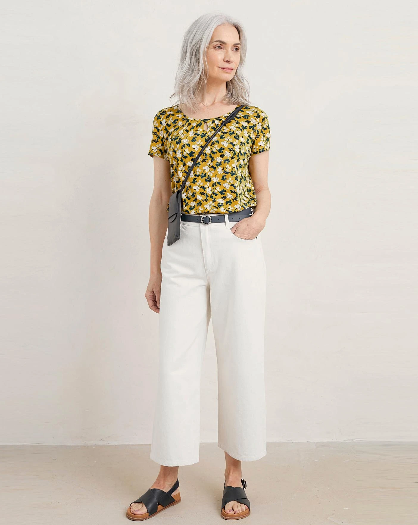 Seasalt Appletree Top| Yellow Multi-coloured 3 Seasalt Appletree Top| Yellow Multi-coloured