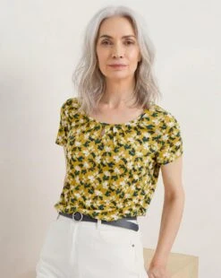 Seasalt Appletree Top| Yellow Multi-coloured 8 Seasalt Appletree Top| Yellow Multi-coloured -Trendy Rae Sales y01ux698503s