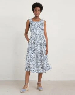 Seasalt Belle Dress| Blue White -Trendy Rae Sales y01ux756502s