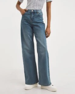 24/7 Light Mid Wash Wide Leg Jeans| Light Medium -Trendy Rae Sales y01uy959953w