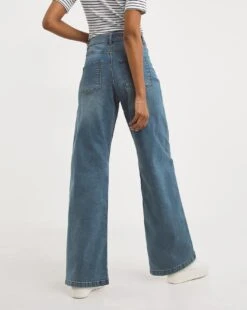 24/7 Light Mid Wash Wide Leg Jeans| Light Medium -Trendy Rae Sales y01uy959955w