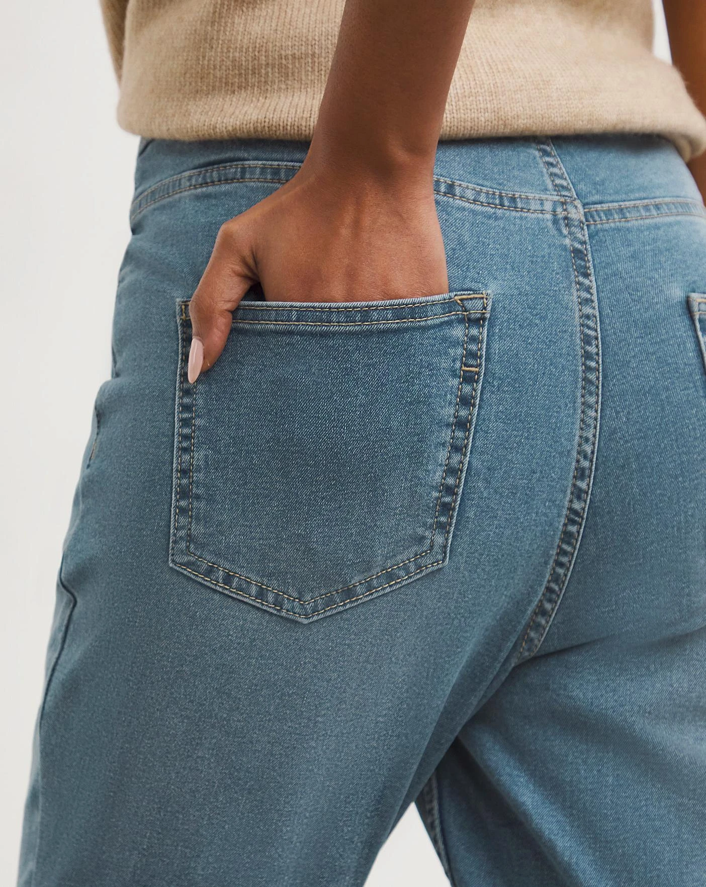 24/7 Blue Skinny Jeans| Blue 6 24/7 Blue Skinny Jeans| Blue - Image 4