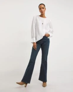 24/7 Authentic Blue Bootcut Jeans| Mid Blue