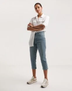 Blue 24/7 Crop Jeans| New Blue