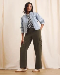 Anise Aster Navy Stripe Short Sleeve T-Shirt| White/Navy Stripe -Trendy Rae Sales y01vk012501w