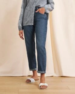 Anise Heather Vintage Blue Girlfriend Jean| Vintage Blue -Trendy Rae Sales y01vk045500w