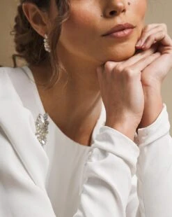 Joanna Hope Ivory Embellished Bridal Midi Dress| Ivory -Trendy Rae Sales y01wi495502w