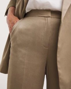 Truffle Satin Wide Leg Trousers| Truffle -Trendy Rae Sales y01xl057757w