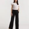 Essential Wide Leg Trousers| Black -Trendy Rae Sales y01xl107733w