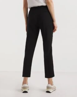 Essential Tapered Leg Trousers| Black -Trendy Rae Sales y01xl110733w