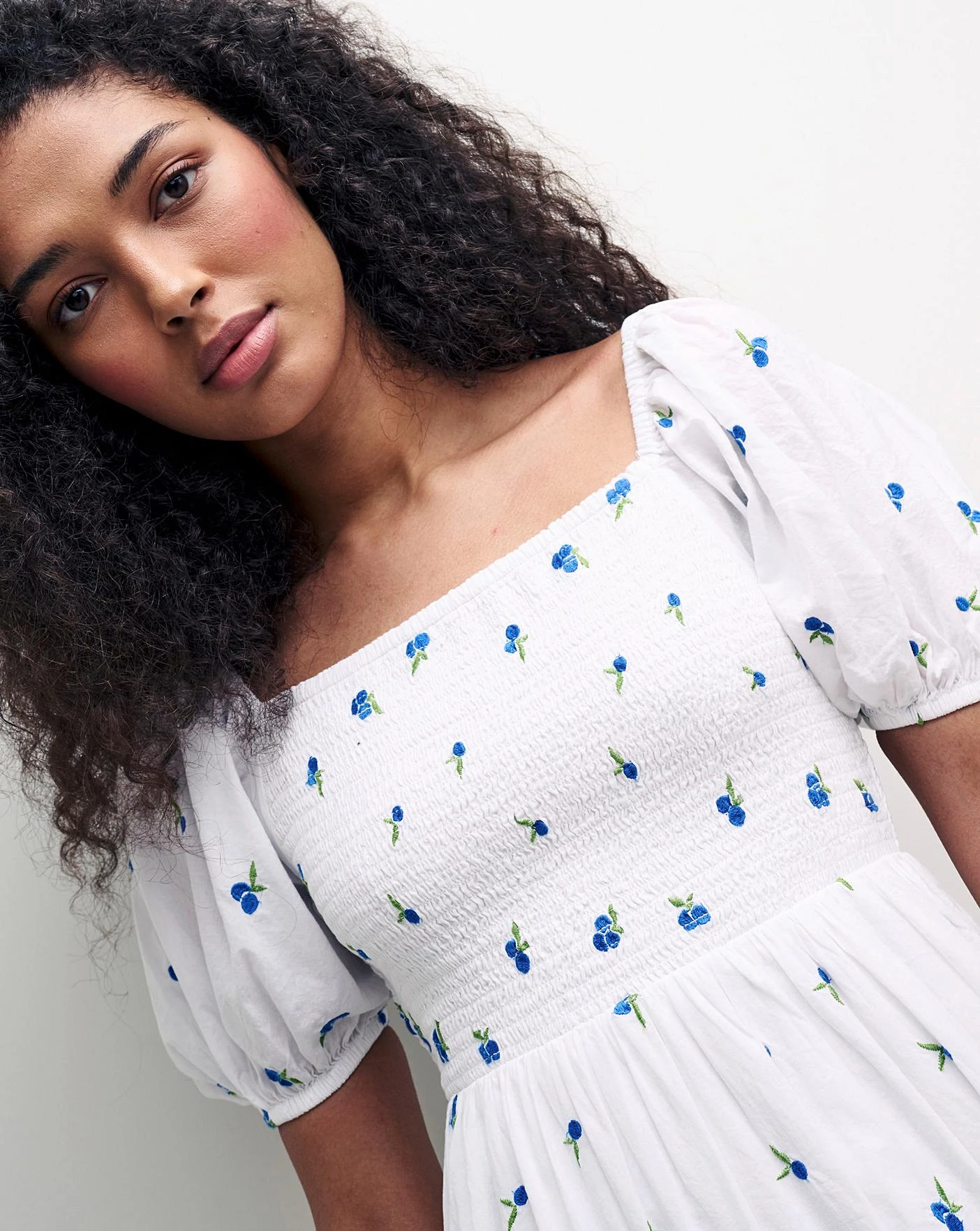 Nobody's Child Tallulah Organic Cotton Midi Dress| White 4 Nobody's Child Tallulah Organic Cotton Midi Dress| White - Image 2