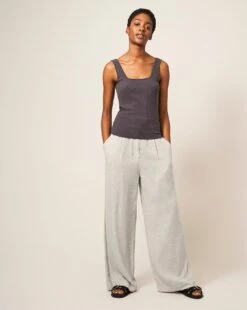 White Stuff Natural Linen Trousers| Natural -Trendy Rae Sales y01yu249506s