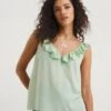 French Connection Recycled Crepe Sleeveless Cami| Mint -Trendy Rae Sales y01yu539740w