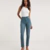 Lexi Mid Blue High Waist Super Soft Slim Leg Jeans| Mid Blue -Trendy Rae Sales y01yy924735w