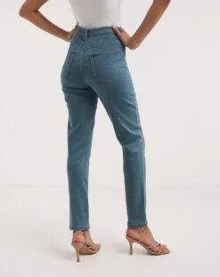 Lexi Mid Blue High Waist Super Soft Slim Leg Jeans| Mid Blue -Trendy Rae Sales y01yy924738w
