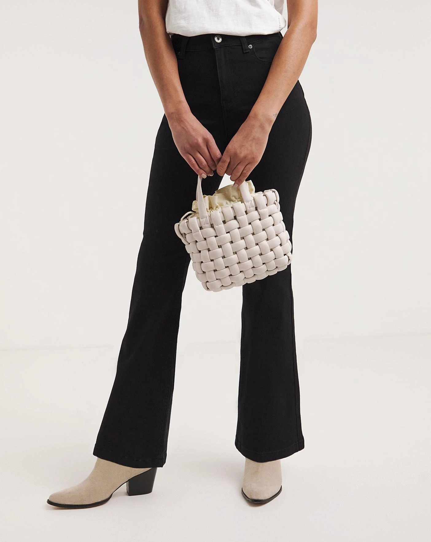 Kim Black High Waist Super Soft Bootcut Jeans| Black 4 Kim Black High Waist Super Soft Bootcut Jeans| Black - Image 2