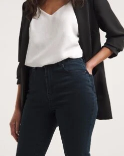 Kim Dark Indigo High Waist Super Soft Bootcut Jeans| Dark Indigo -Trendy Rae Sales y01yy930737w