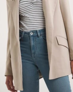 Kim Mid Blue High Waist Super Soft Bootcut Jeans| Mid Blue -Trendy Rae Sales y01yy931737w