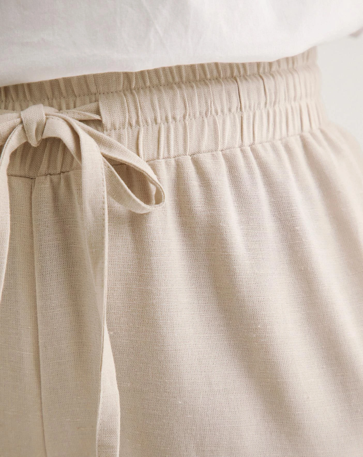 Sand Linen Mix Wide Leg Culottes| Sand 5 Sand Linen Mix Wide Leg Culottes| Sand - Image 3