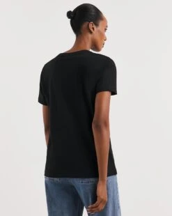 Calvin Klein Core Logo T-Shirt| Black -Trendy Rae Sales y01zp843752w
