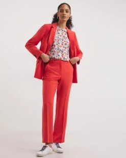 Rose Tailored Straight Leg Trousers| Rose
