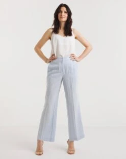 Sky Blue Wide Leg Trousers| Sky Blue -Trendy Rae Sales y01zv895732w