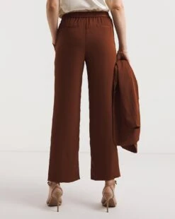 Cognac Wide Leg Trousers| Cognac 11 Cognac Wide Leg Trousers| Cognac -Trendy Rae Sales y01zv901735w