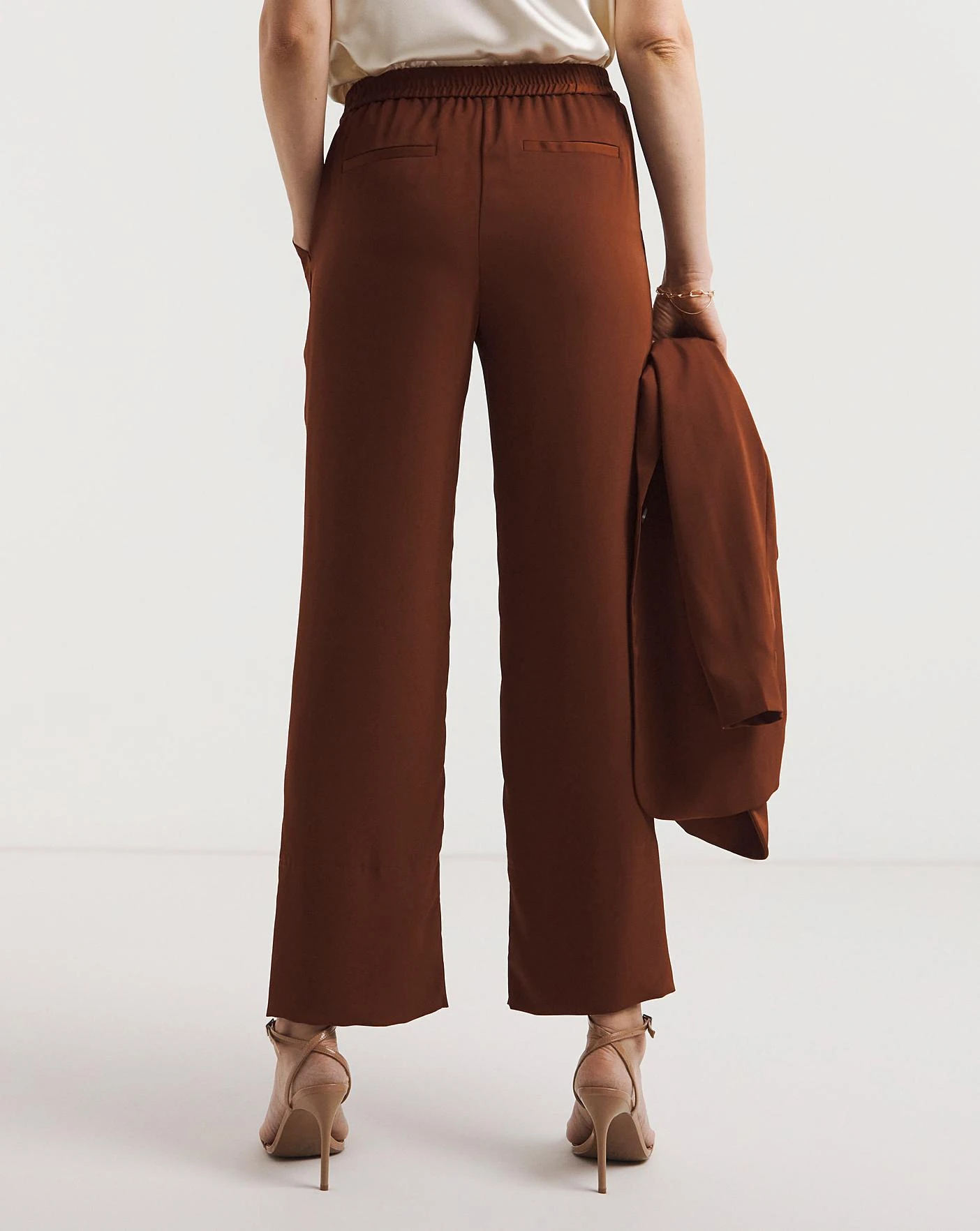 Cognac Wide Leg Trousers| Cognac 7 Cognac Wide Leg Trousers| Cognac - Image 5