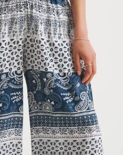 Joe Browns Joe's Perfect Holiday Trousers| Blue Multi-coloured -Trendy Rae Sales y01zy254751w