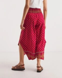 Joe Browns Beach Babe Aztec Shirred Waist Trousers| Red 8 Joe Browns Beach Babe Aztec Shirred Waist Trousers| Red -Trendy Rae Sales y01zy259748w
