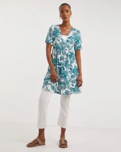 Joe Browns Jersey Floral Tunic| Blue Multi-coloured 8 Joe Browns Jersey Floral Tunic| Blue Multi-coloured -Trendy Rae Sales y01zy314747w
