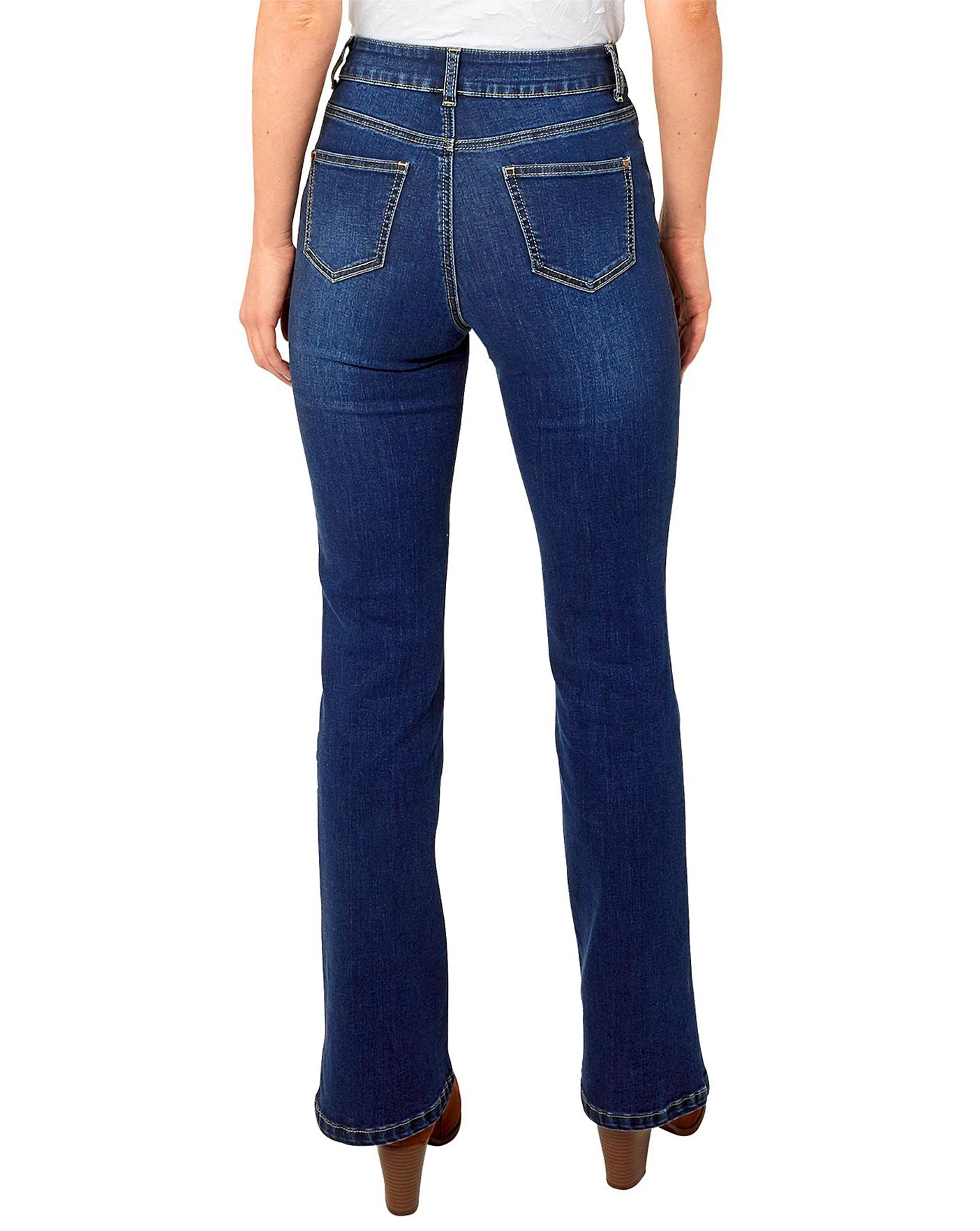 Joe Browns Western Bootcut Denim Jeans| Denim Blue 4 Joe Browns Western Bootcut Denim Jeans| Denim Blue - Image 2