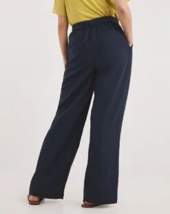 Julipa Linen Trouser| Navy -Trendy Rae Sales y07eg484738w