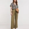 Julipa Linen Trouser| Khaki -Trendy Rae Sales y07eg548730w