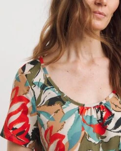 Julipa Jersey Tunic| Floral Print -Trendy Rae Sales y07eg589731w