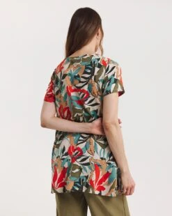 Julipa Jersey Tunic| Floral Print -Trendy Rae Sales y07eg589733w