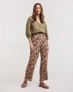Julipa Reversible Trousers| Stone Print