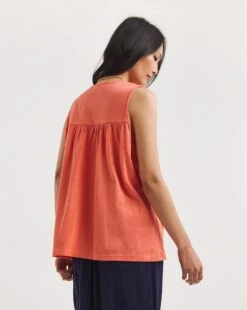 Julipa Lace Trim Vest| Coral 8 Julipa Lace Trim Vest| Coral -Trendy Rae Sales y07eg738726w