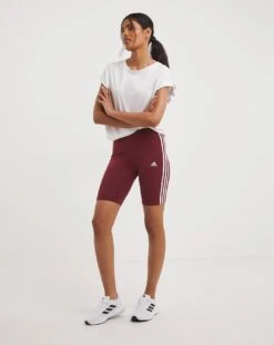 Adidas 3S Bike Shorts| Red