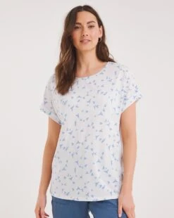 Julipa Turn Back Jersey T-Shirt| White